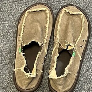 Men’s sank shoes tan color size 11